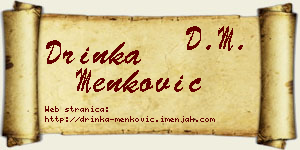 Drinka Menković vizit kartica
